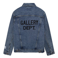Embroidered Logo Denim Jacket