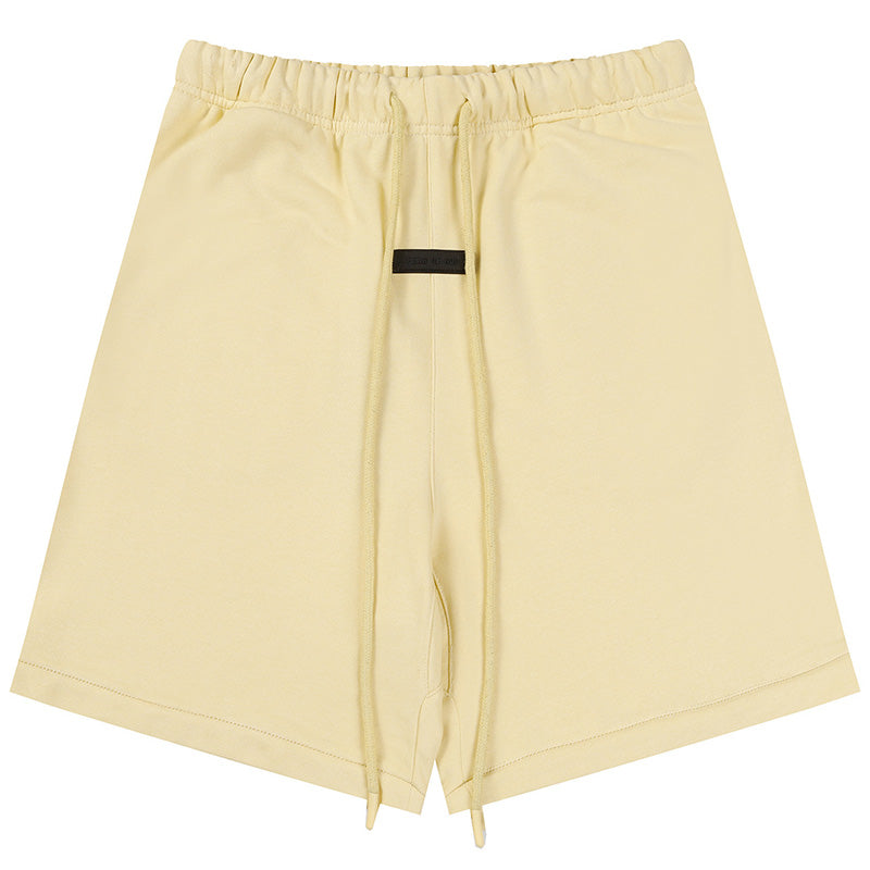 Season 9 multi-line letter print Shorts