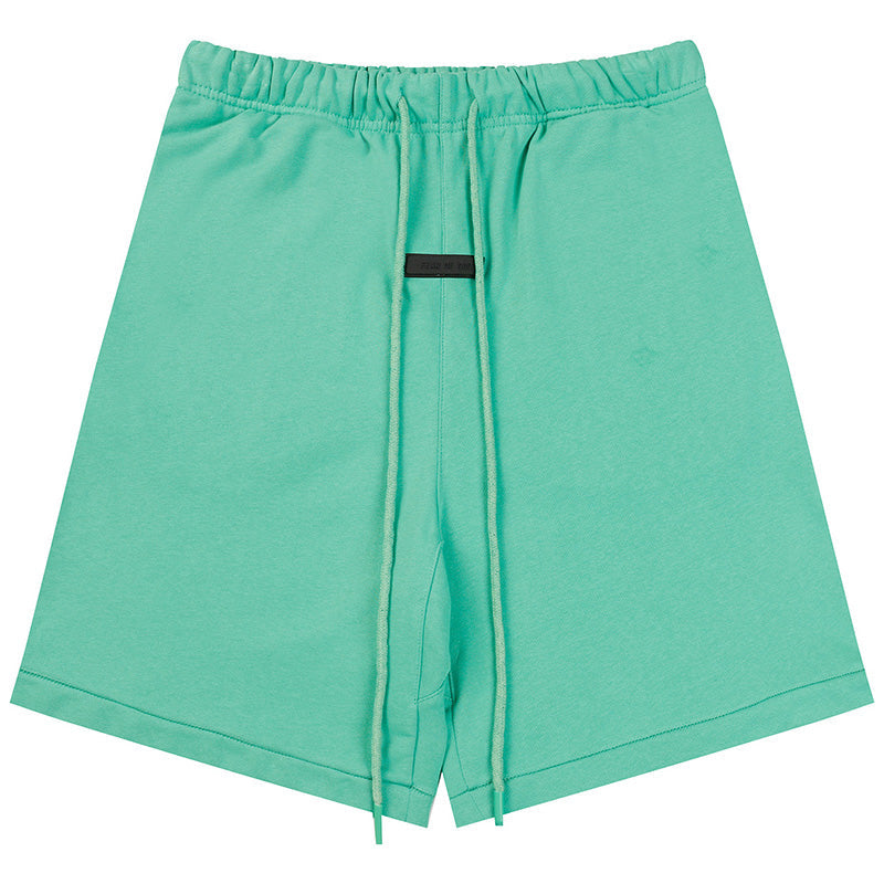 Season 9 multi-line letter print Shorts