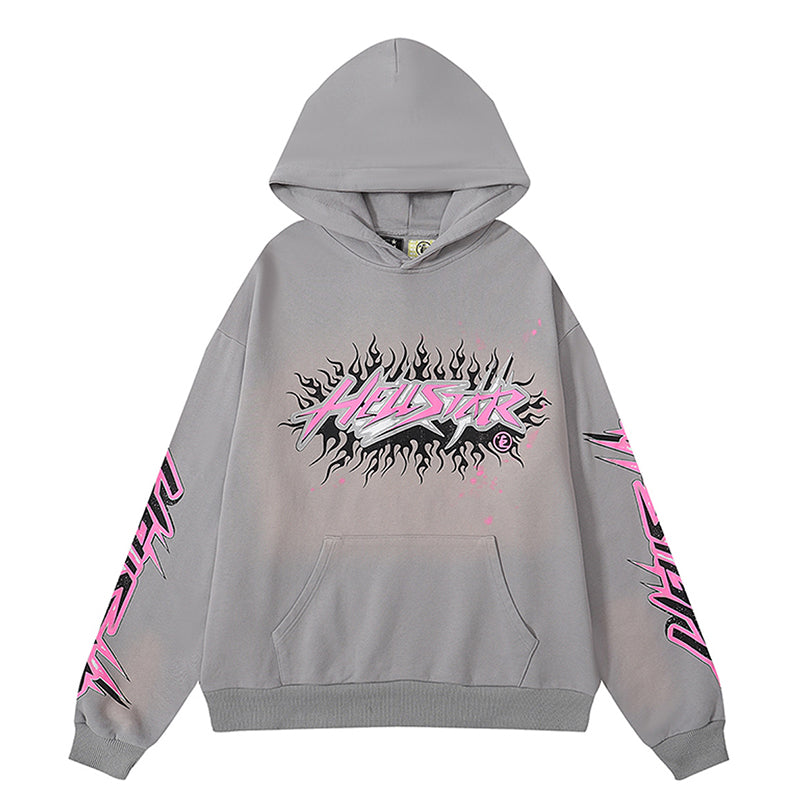 Sport Hoodie Grey pink