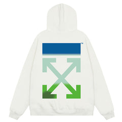 Gradient Arrow Slim Hoodies