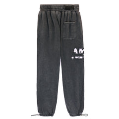 Amiri Leopard Applique Pants