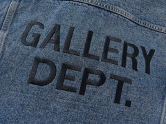 Embroidered Logo Denim Jacket