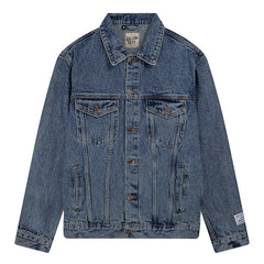 Embroidered Logo Denim Jacket