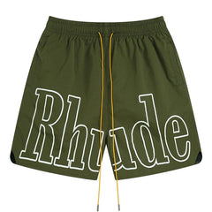 3M Reflective Letters Mesh Drawstring Shorts