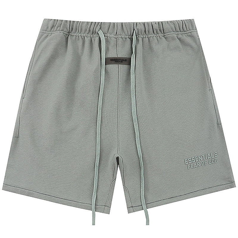 Season 9 flocking thickened letter print Shorts