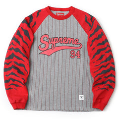 Supreme Tiger Raglan Long Sleeve Tee