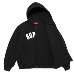 Supreme 25FW Thermal Lined Zip Up Hooded Sweatshirt