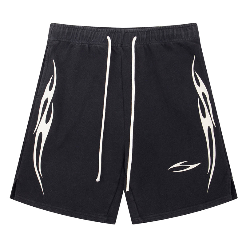 Flame Printed Shorts