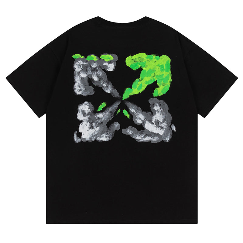 Logo Pattern Printed T-Shirt