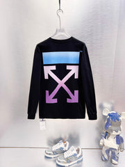 Off White Diag Gradient Long-Sleeve T-Shirt