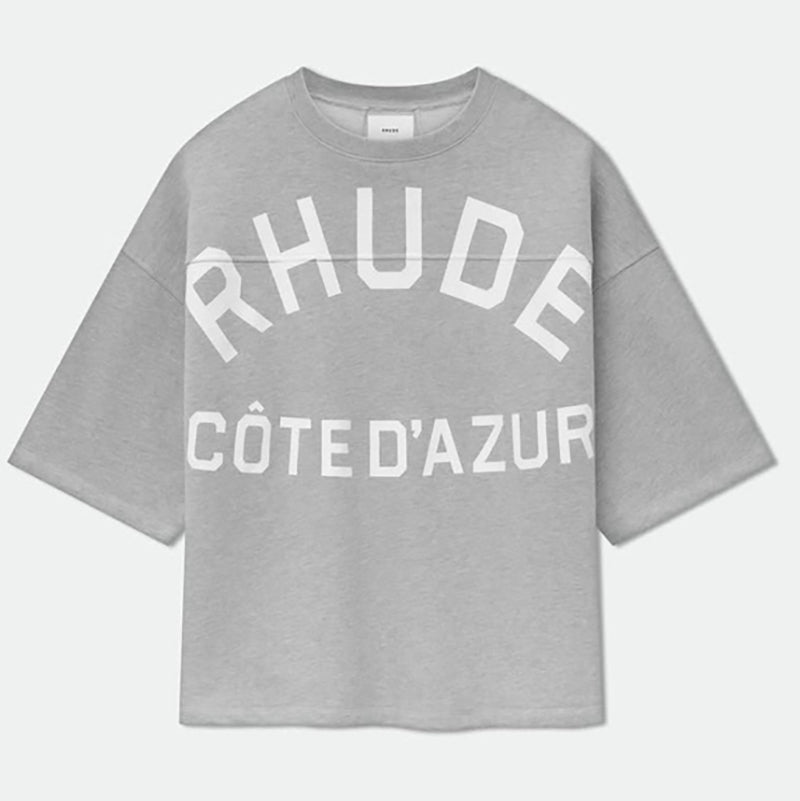 Mid-Sleeve Boxy T-shirt