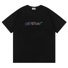 Logo Pattern Printed T-Shirt
