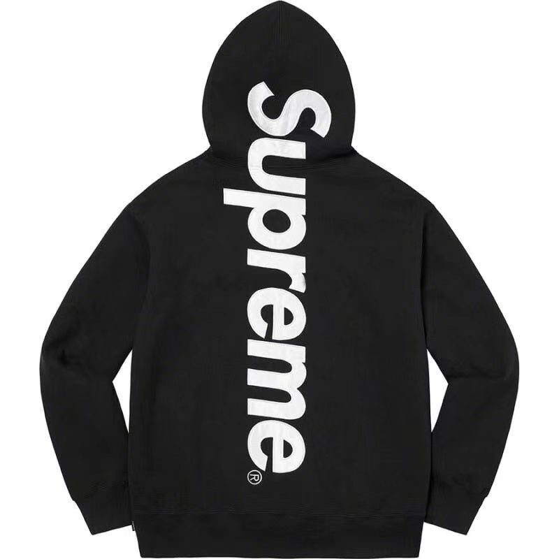 FW23 WEEK8 SATIN APPLIQUE HOODIE