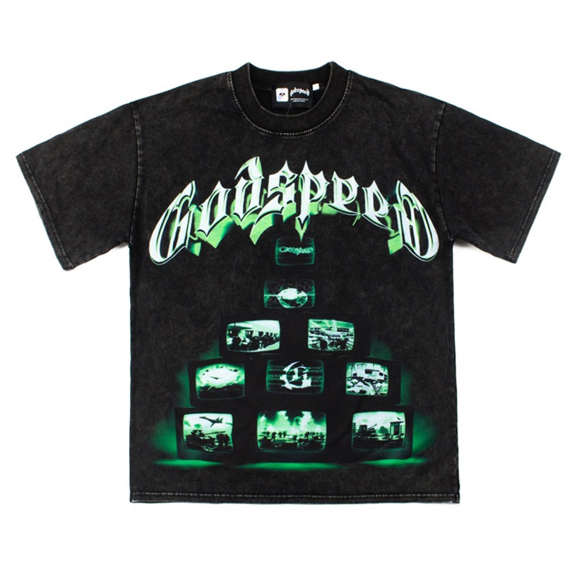 Godspeed Graphic-Print T-Shirts